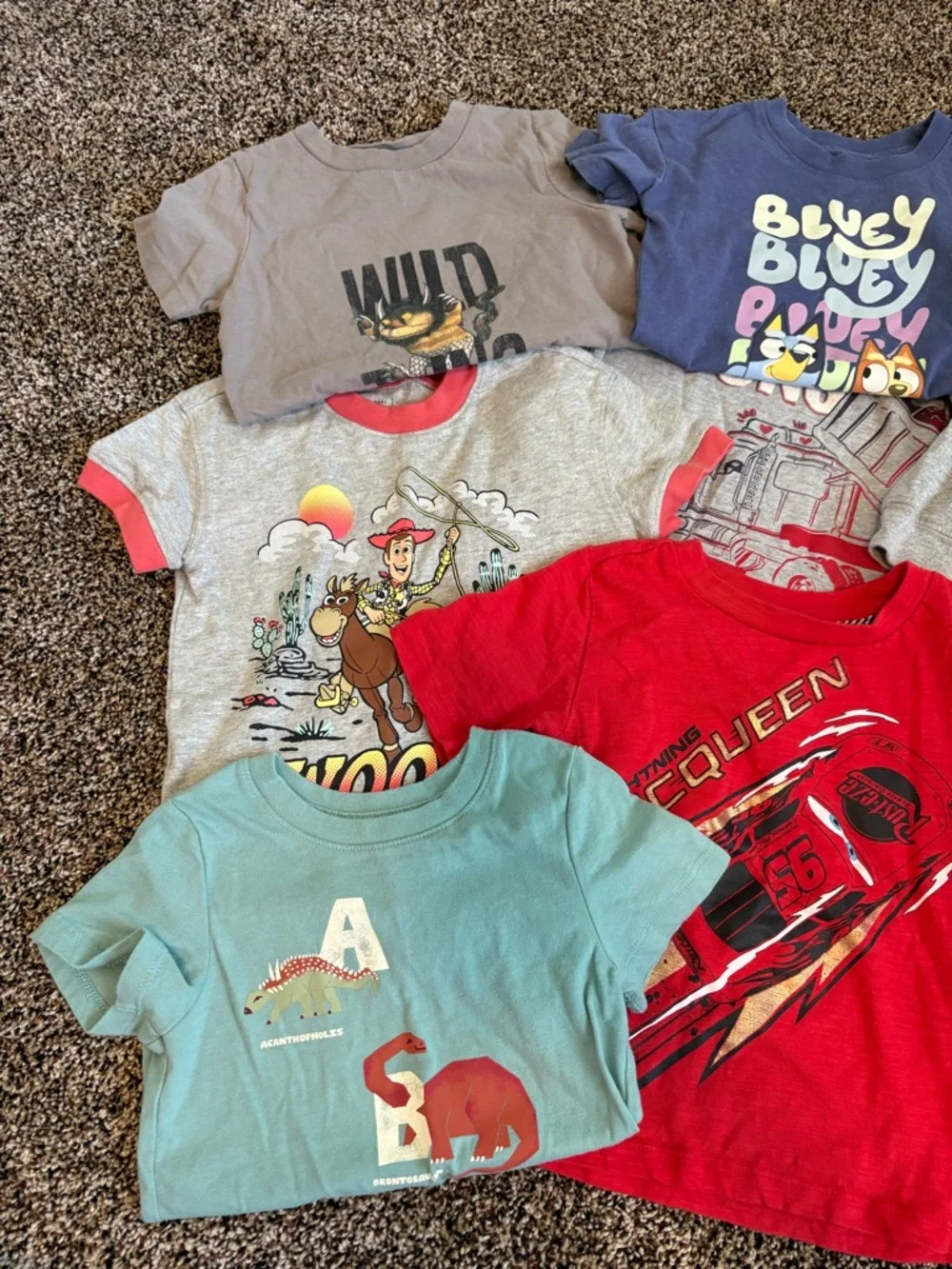 Bundle Toddler Boy 2T Graphic Tee Shirts - Picture 2 of 4